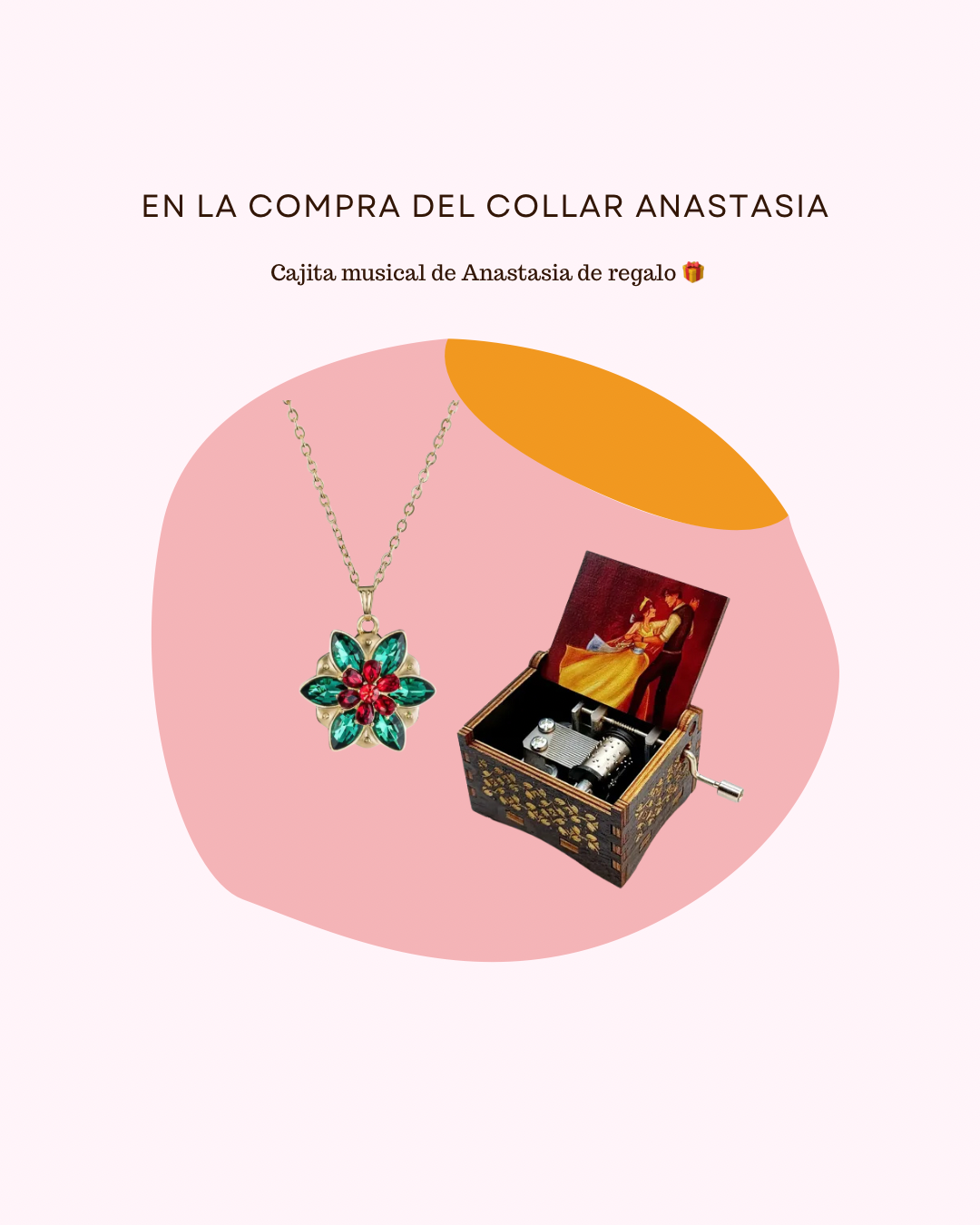 Collar Anastasia + Caja musical de regalo