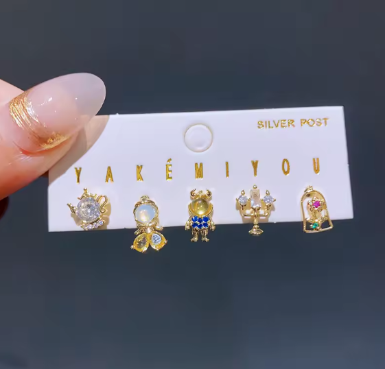 Aretes princesas Disney