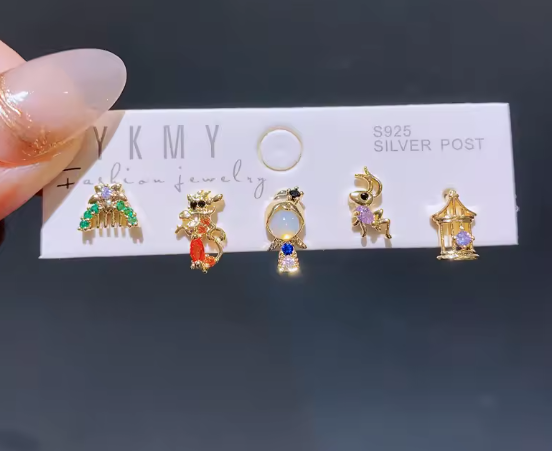 Aretes princesas Disney