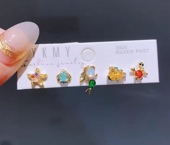 Aretes princesas Disney