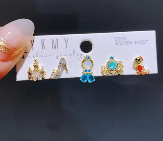 Aretes princesas Disney
