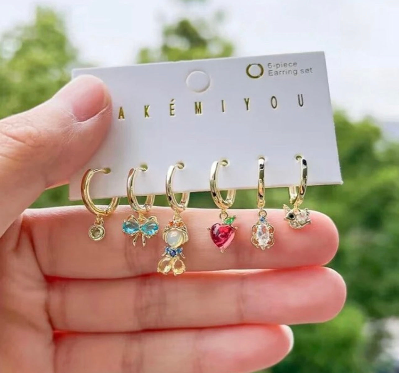 Aretes Blanca Nieve