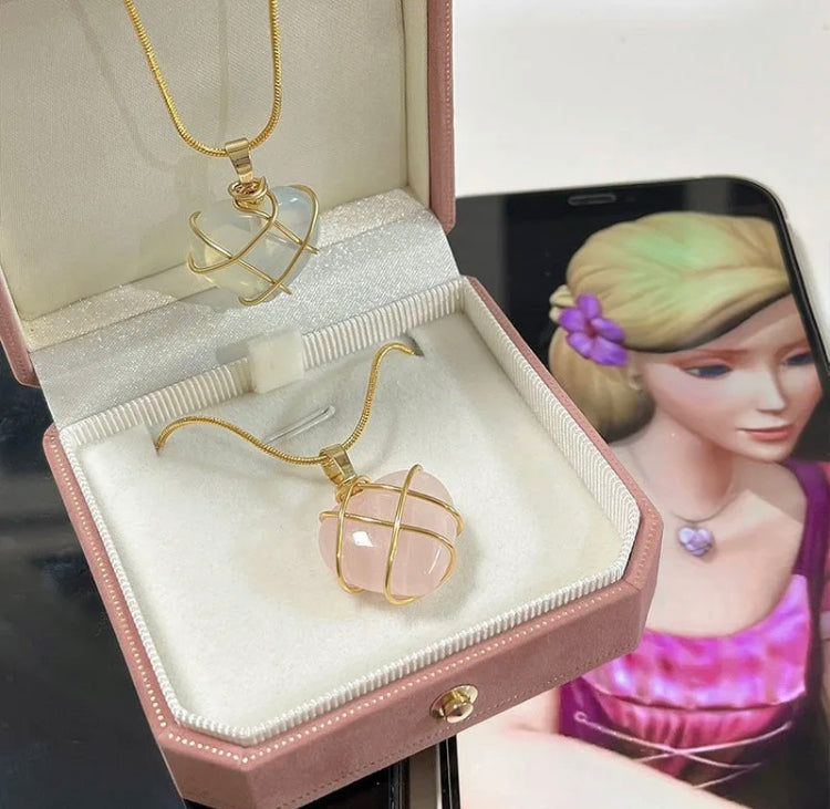 Collar Barbie castillo diamantes