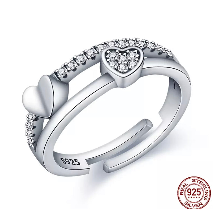 Anillo Corazones