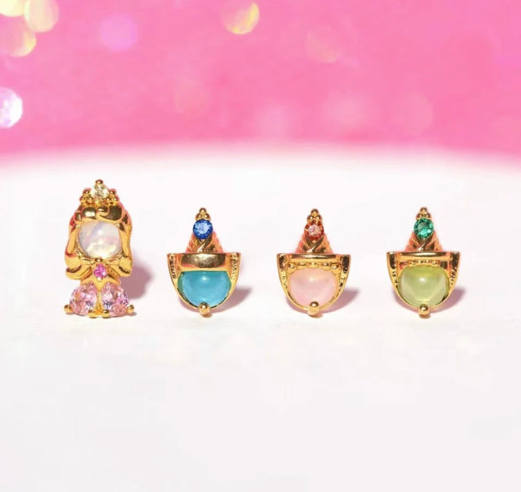 Aretes princesas Disney