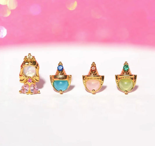 Aretes princesas Disney