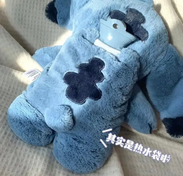 Stitch Peluche Calentador Con Botella