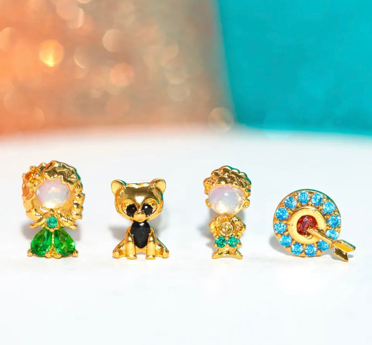 Aretes princesas Disney